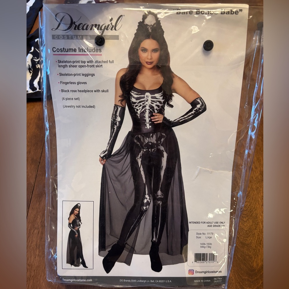 Dreamgirl Bare Bones Babe Costume